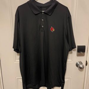 Adidas Louisville Cardinals Golf Polo